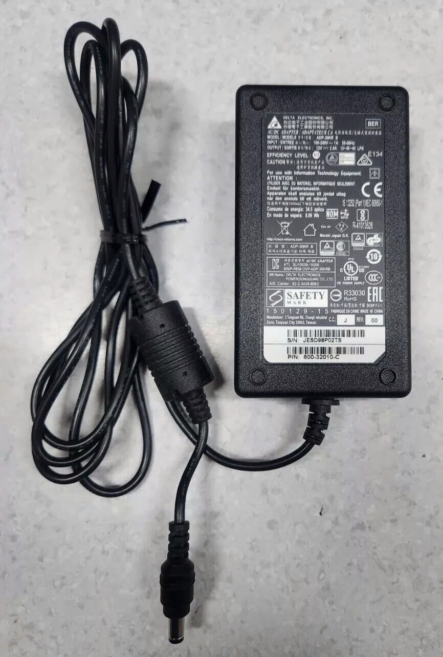 BỘ CHUYỂN ĐỔI AC DELTA ELECTRONICS ADP-30KR B 12V 2.5A. Đầu 5.5*2.5mm