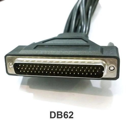 Alternative view of Cáp chuyển đổi DB62 male sang 8 cổng DB9 RS232 dùng cho card PCI 8 cổng RS232