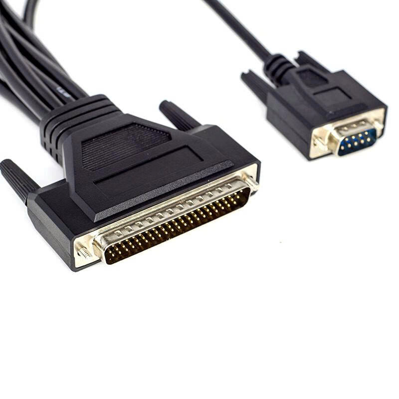 Cáp chuyển đổi DB62 male sang 8 cổng DB9 RS232 dùng cho card PCI 8 cổng RS232 - Ảnh 4