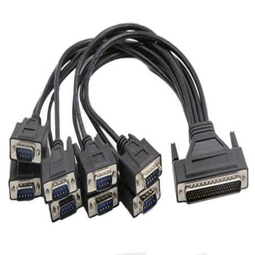 Cáp chuyển đổi DB62 male sang 8 cổng DB9 RS232 dùng cho card PCI 8 cổng RS232
